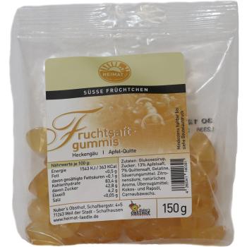 Heckengäu Fruchtsaftgummis Apfel-Quitte